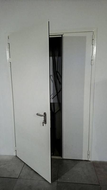 Дверь с двумя створками