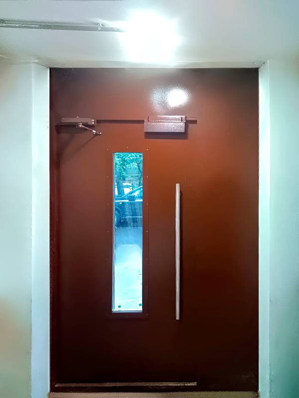 Подъездная дверь (ул. 8-я Парковая, 25)