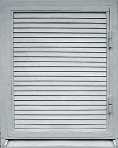 Ставни-жалюзи однопольные (порошковое напыление)